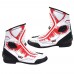 PSR Premium Quality 2.0mm Laminated Leather Motorbike Racing Short Boots